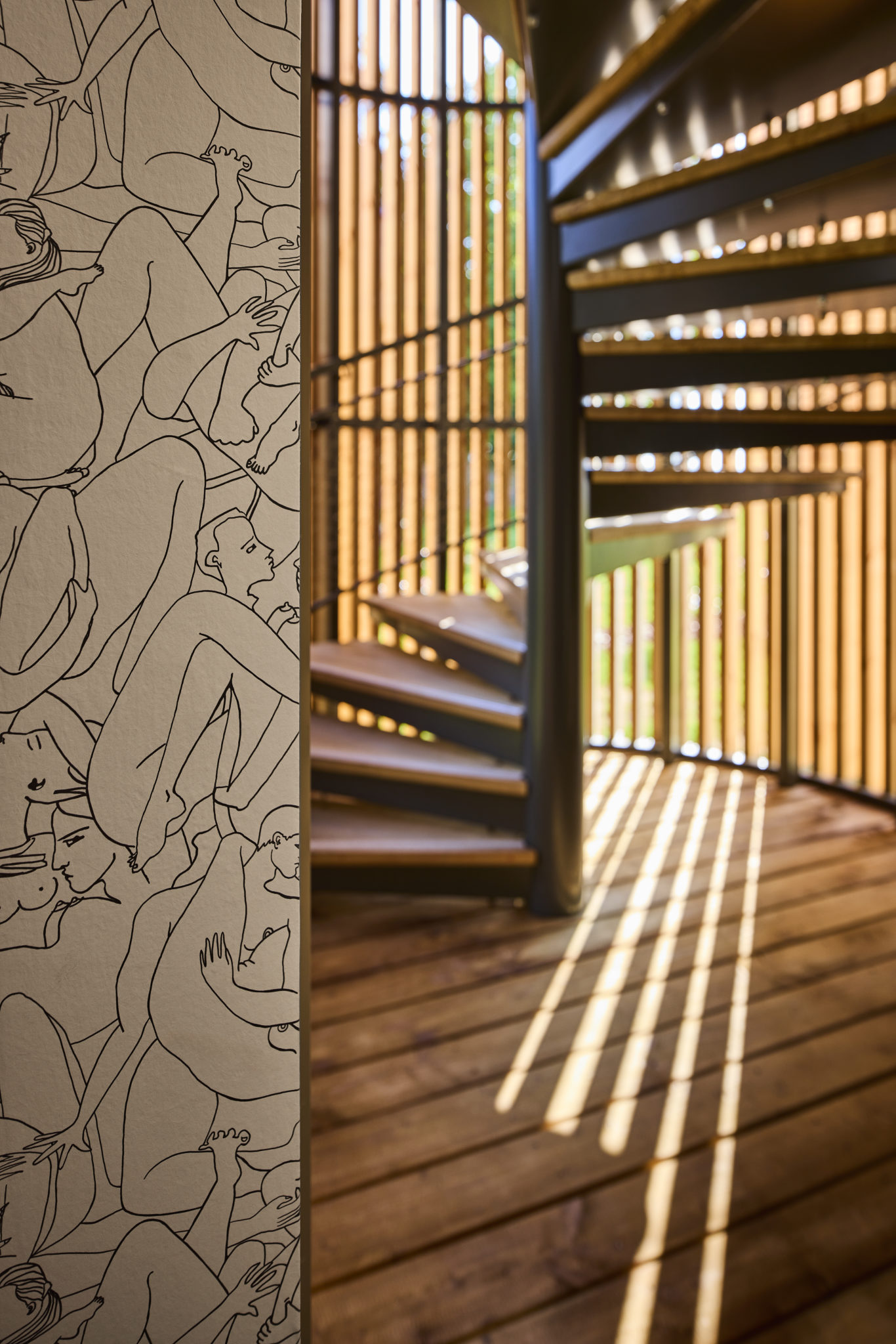 HOTEL LE REVE – Détail escalier